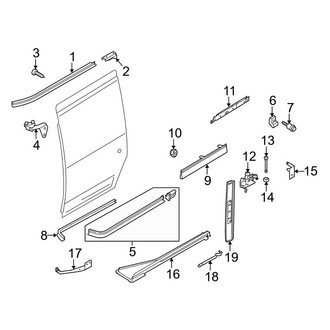 Ford OE - Side Loading Door - Door Hardware