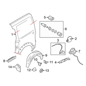 Ford OE - Side Panel & Components (Gas)