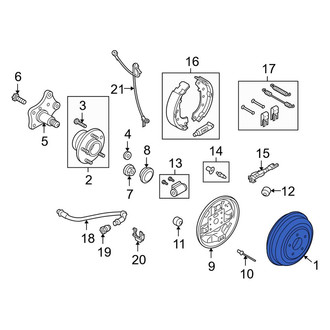 Ford OE - Rear Brake Drum