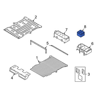 Ford OE - Rear Seat Storage Drawer