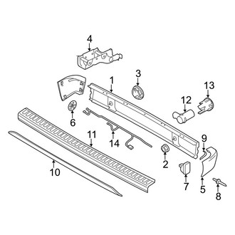 Ford OE - Rear Bumper - Bumper & Components (XL / XLT / XLT Premium)