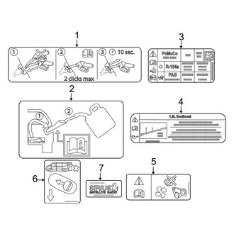 Ford OE - Information Labels