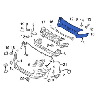 Ford OE - Front Upper Bumper Cover