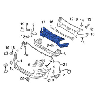 Ford OE - Front Bumper Cover Reinforcement