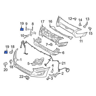 Ford OE - Front Left Parking Aid Sensor Housing