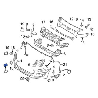 Ford OE - Front Center Parking Aid Sensor Housing