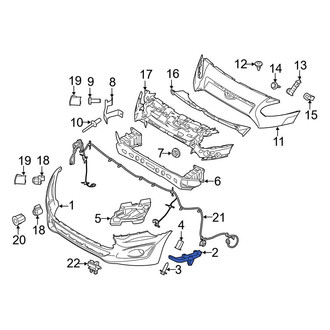 Ford OE - Front Left Lower Bumper Cover Bracket