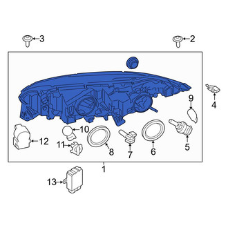 Ford OE - Front Left Headlight Assembly