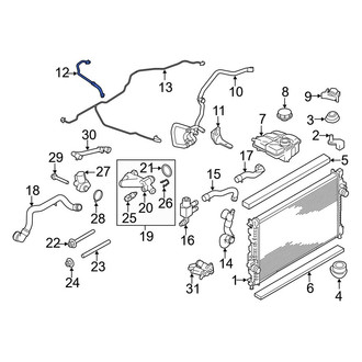 Ford OE - Engine Coolant Overflow Hose