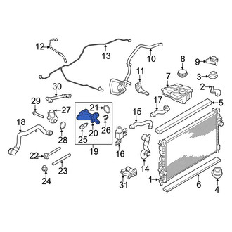 Ford OE - Engine Coolant Outlet Flange