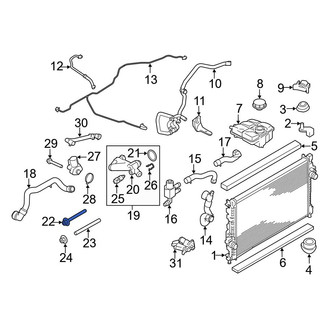 Ford OE - Engine Coolant Outlet Housing Bolt