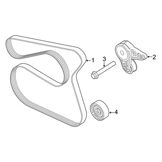 Ford OE - Cooling - Belts & Pulleys (1.6L)