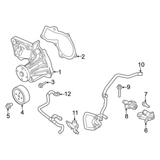 Ford OE - Cooling - Water Pump (1.6L)