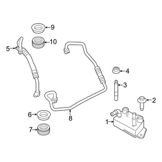 Ford OE - Cooling - Trans Oil Cooler (1.6L)