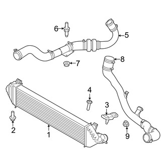 Ford OE - Cooling - Intercooler (1.6L)