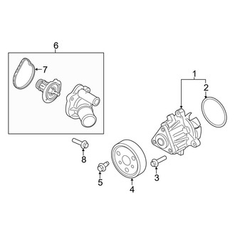 Ford OE - Cooling - Water Pump (2.5L)