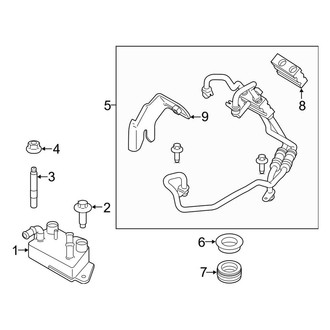 Ford OE - Cooling - Trans Oil Cooler (2.5L)
