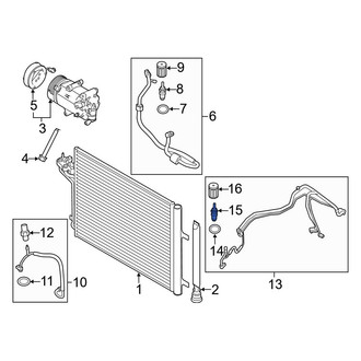 Ford OE - A/C Service Valve Core
