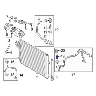 Ford OE - A/C Service Valve Core