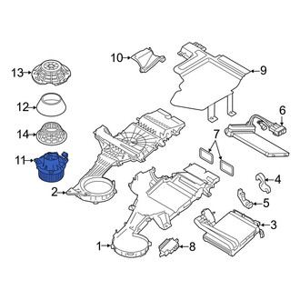 Ford OE - Rear HVAC Blower Motor