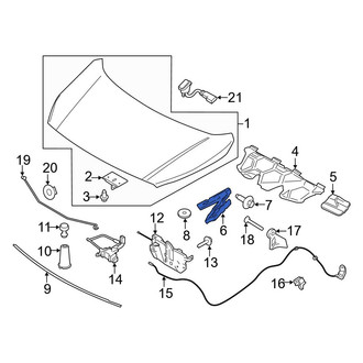 Ford OE - Front Right Hood Hinge