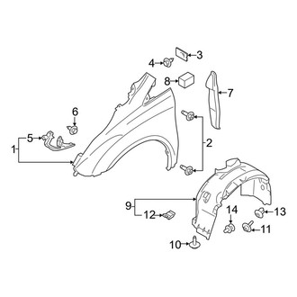 Ford OE - Fender & Components