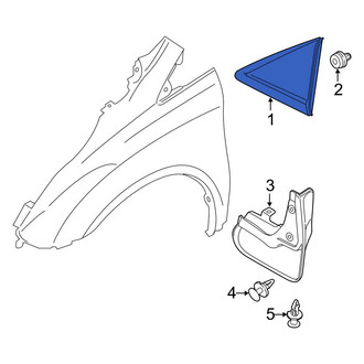 Ford OE - Front Left Fender Molding