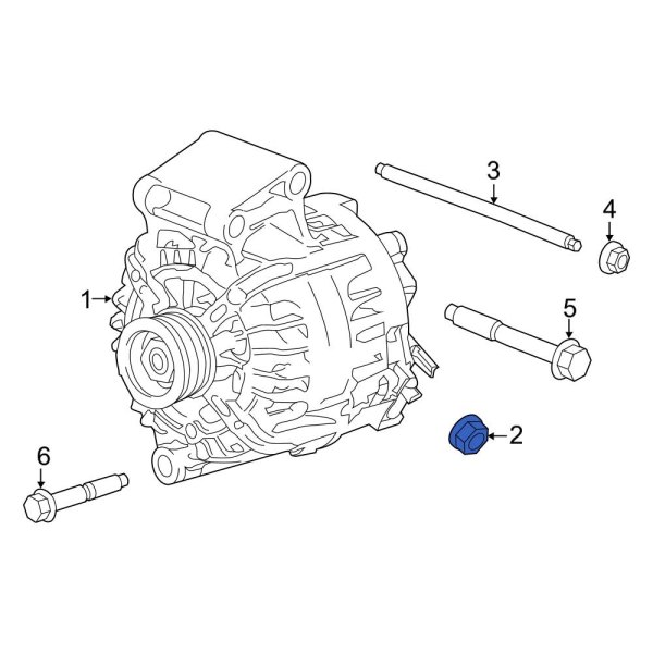 Alternator Nut