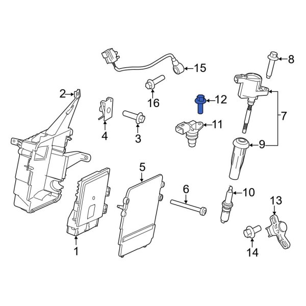 Engine Camshaft Position Sensor Bolt