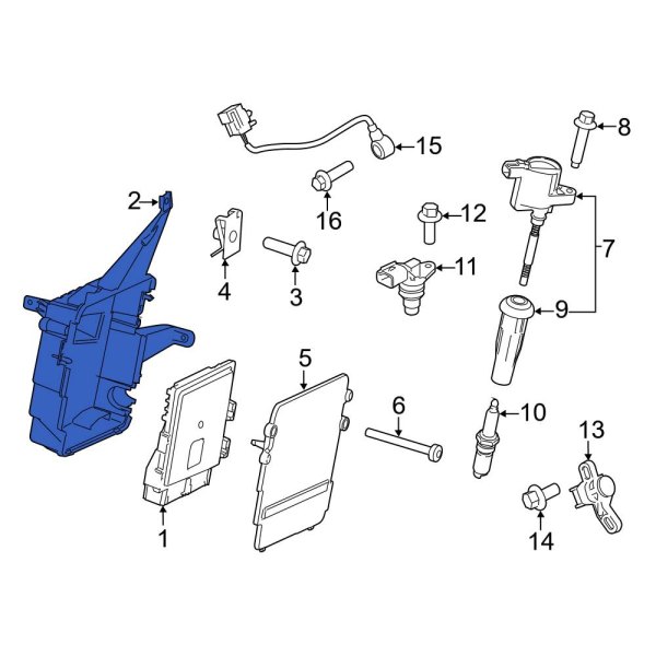 Engine Control Module (ECM) Bracket