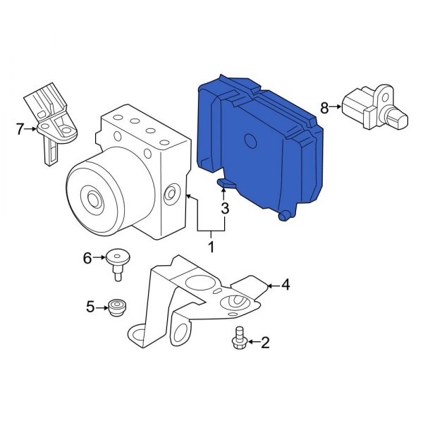 Ford OE GV6Z2C219G ABS Control Module