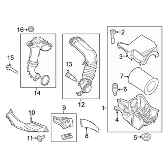 Ford OE - Engine / Transaxle - Air Intake (1.6L)