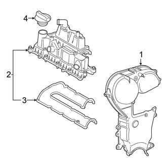 Ford OE - Engine / Transaxle - Valve & Timing Covers (1.6L)