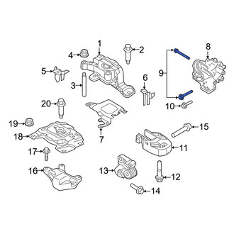 Ford OE - Upper Manual Transmission Mount Bolt