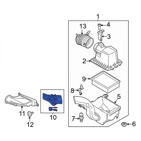 Engine Air Intake Hose