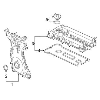 Ford OE - Engine / Transaxle - Valve & Timing Covers (2.5L)