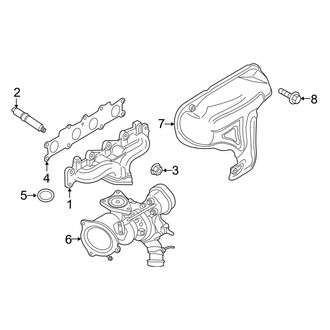 Ford OE - Exhaust System - Manifold (1.6L)