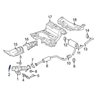 Ford OE - Exhaust Muffler Gasket