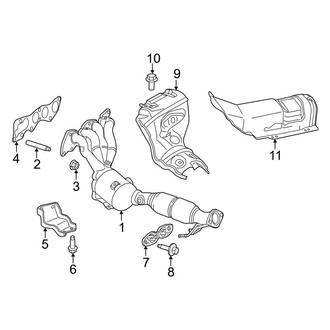 Ford OE - Exhaust System - Manifold (2.5L)