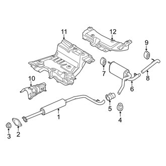 Ford OE - Exhaust System - Exhaust Components (2.5L)
