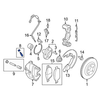 Ford OE - Rear Brake Bleeder Screw