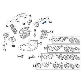 Ford OE - Wiper Switch Screw