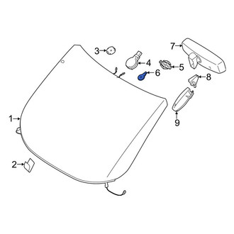 Ford OE - Rain Sensor Insulator