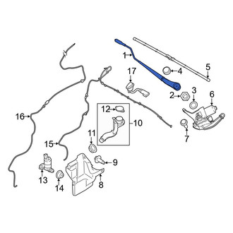 Ford OE - Front Left Wiper Arm