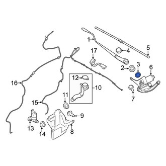 Ford OE - Wiper Arm Washer