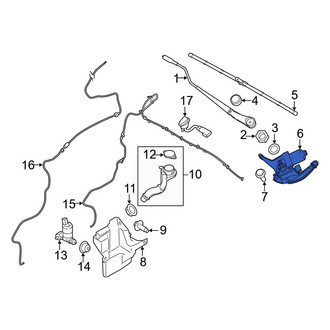 Ford OE - Front Left Wiper Motor