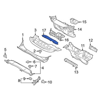 Ford OE - Front Lower Engine Compartment Insulation