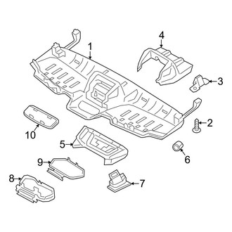 Ford OE - Overhead Console (Front)
