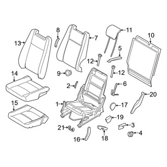 Ford OE - Seats & Tracks - Third Row Seats