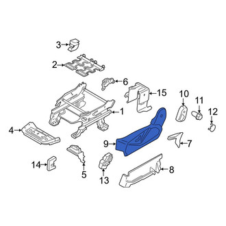 Ford OE - Front Left Seat Trim Panel